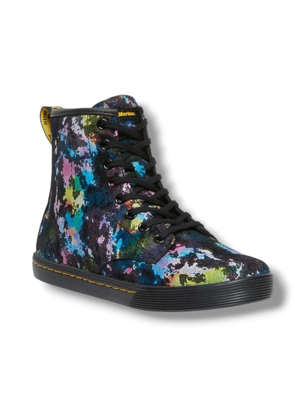 DR. MARTENS Sheridan Confetti Suede Casual Boots in Black 9